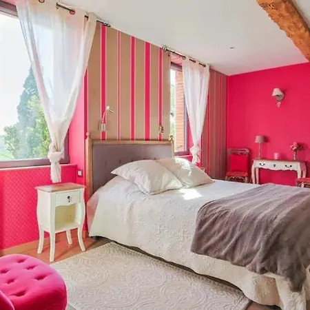 Panoramic Views Of The Pyrenees In Lauragais *